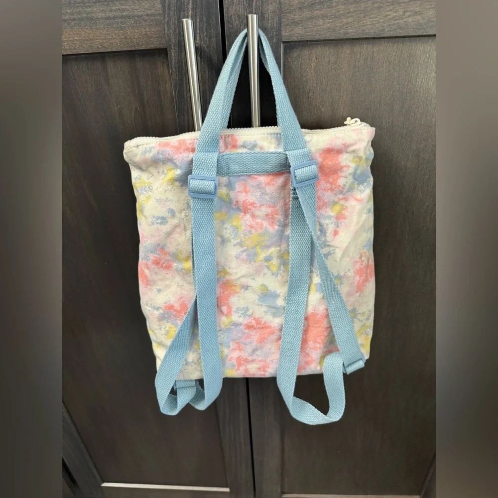 Girls Small Tye Dye Backpack, Target, Cloth, Pink, Yellow, Blue